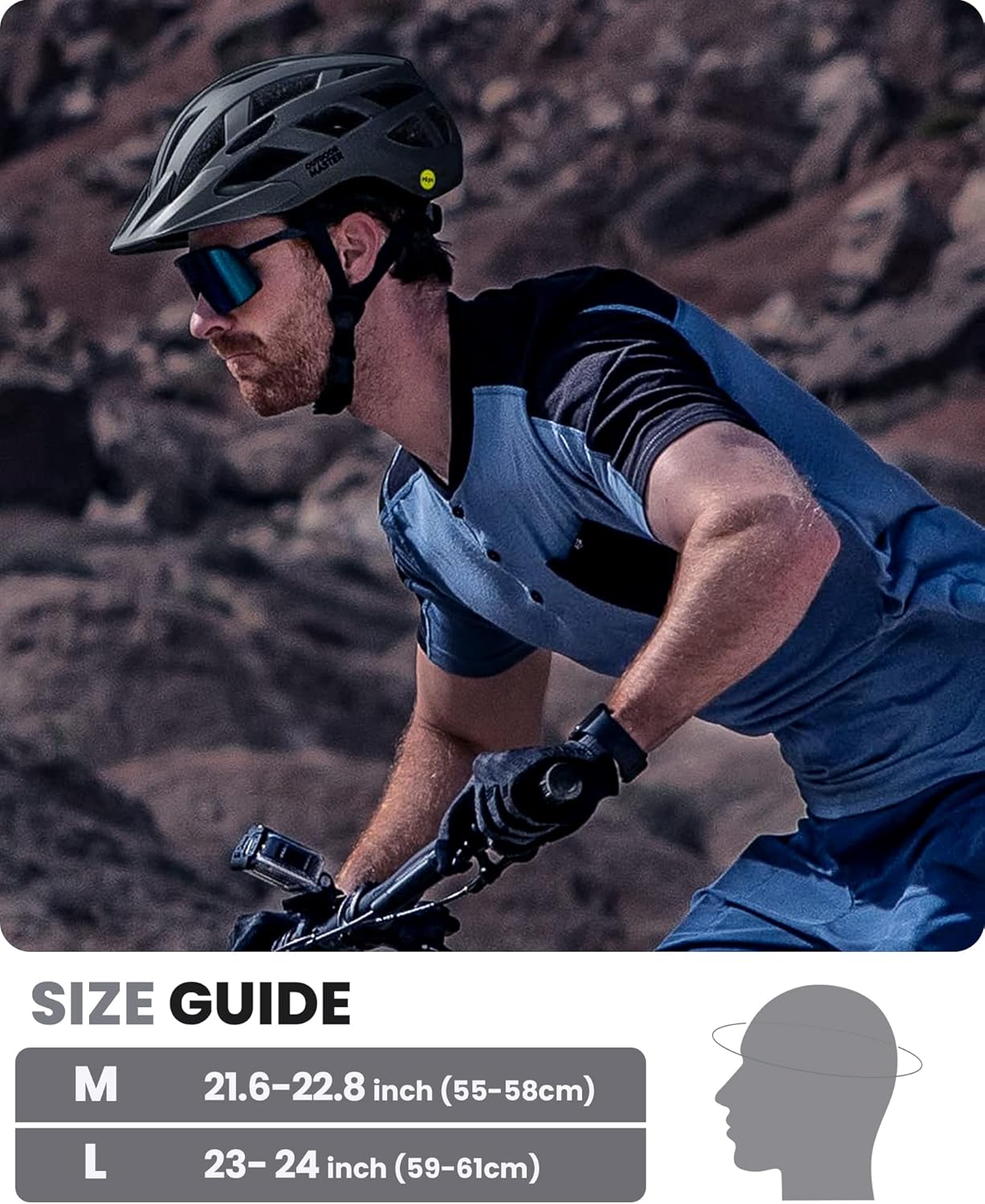 OutdoorMaster Gem MIPS Cycling Helmet - Versatile Ventilation & Two Removable Liners | Youth & Adult Sizes