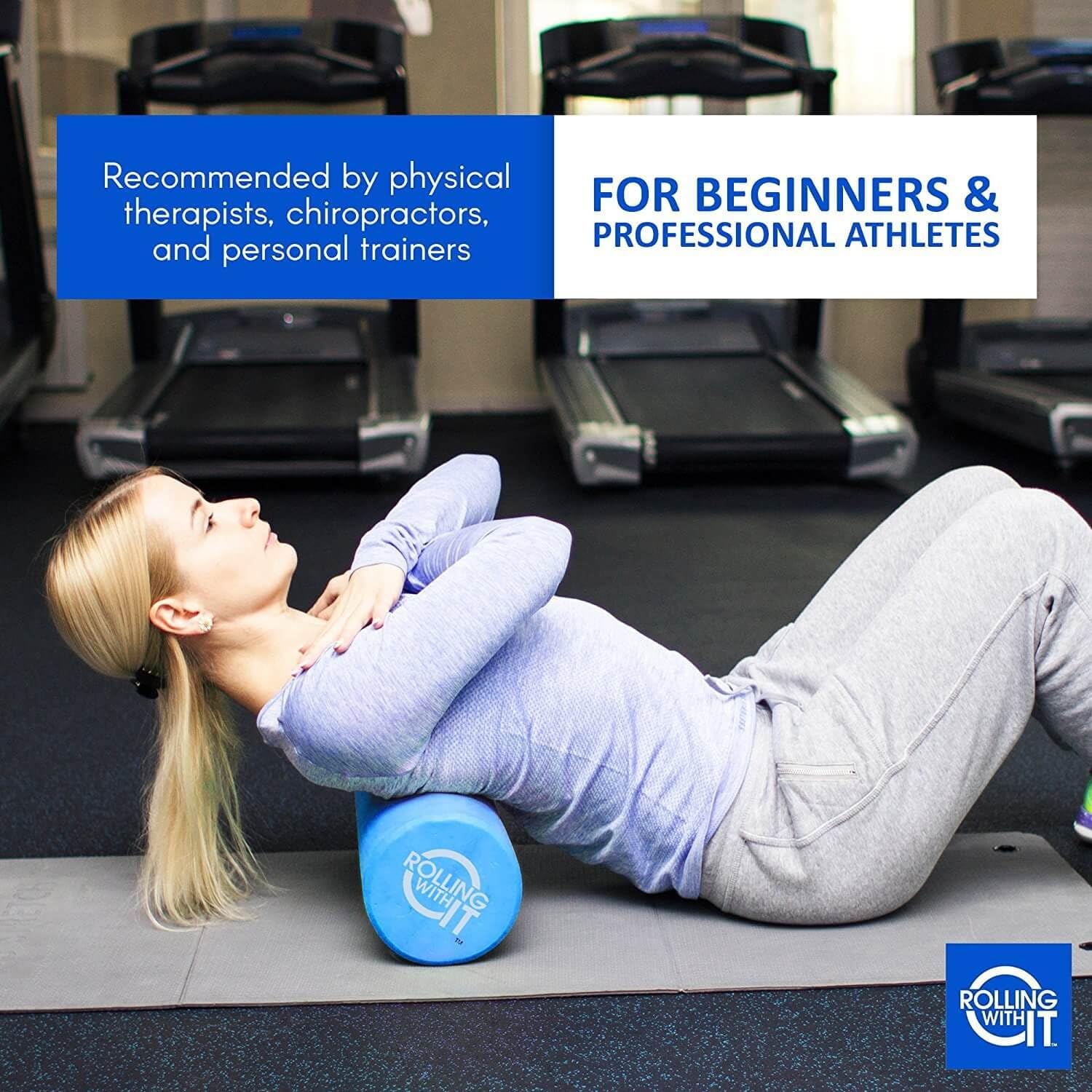 Rolling With It Foam Roller - High Density Muscle Roller for Therapy & Recovery | Eco-Friendly Design