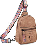 FADEON Mini Crossbody Sling Bag for Women - Stylish PU Leather Shoulder Purse in Compact Size