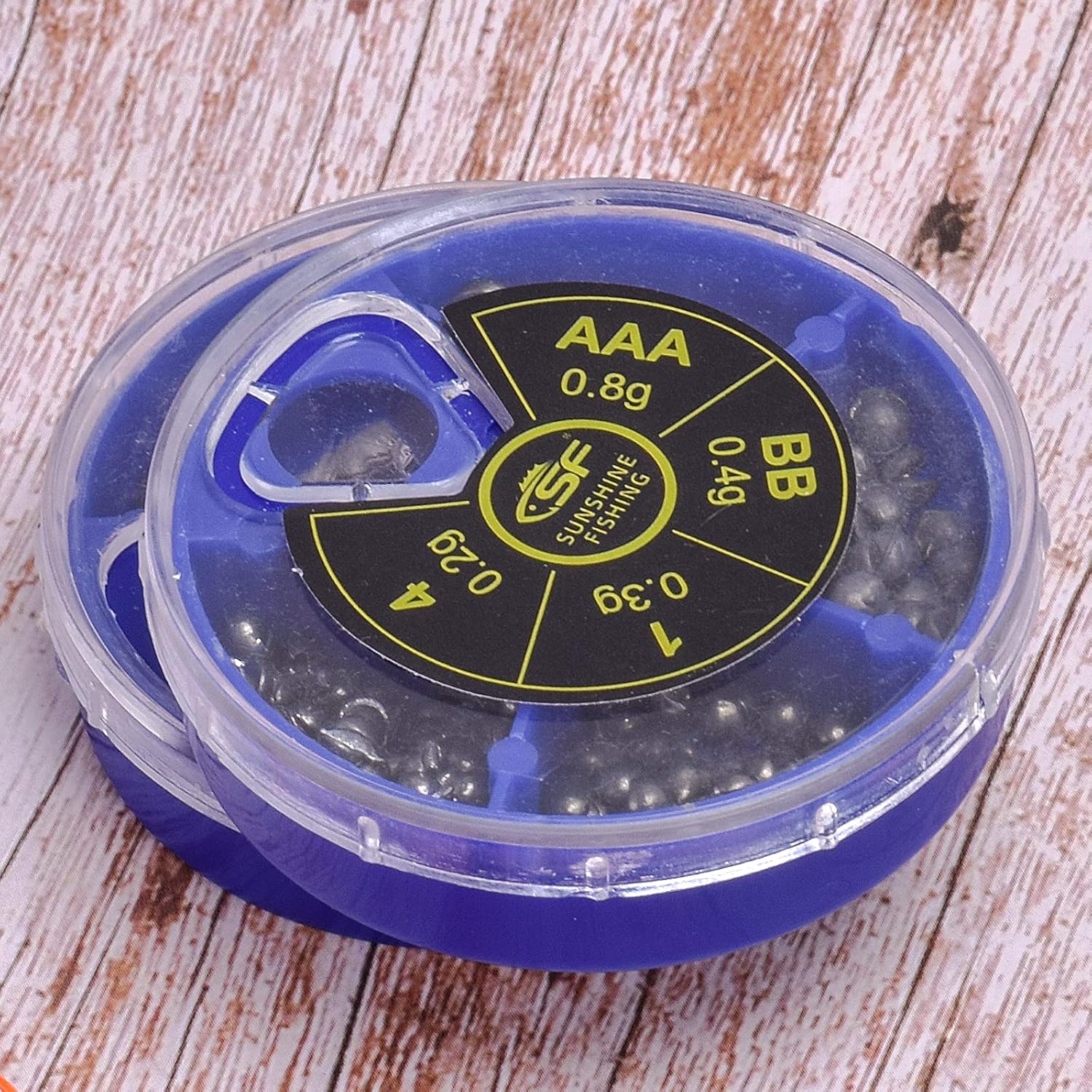 SF Micro Split Shot Combo - Removable Fly & Ice Fishing Sinkers Weights - 112 Pcs in 4 Sizes