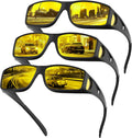 Skiennix Night Driving Glasses - HD Anti-Glare Wraparound Design for Enhanced Vision & Comfort