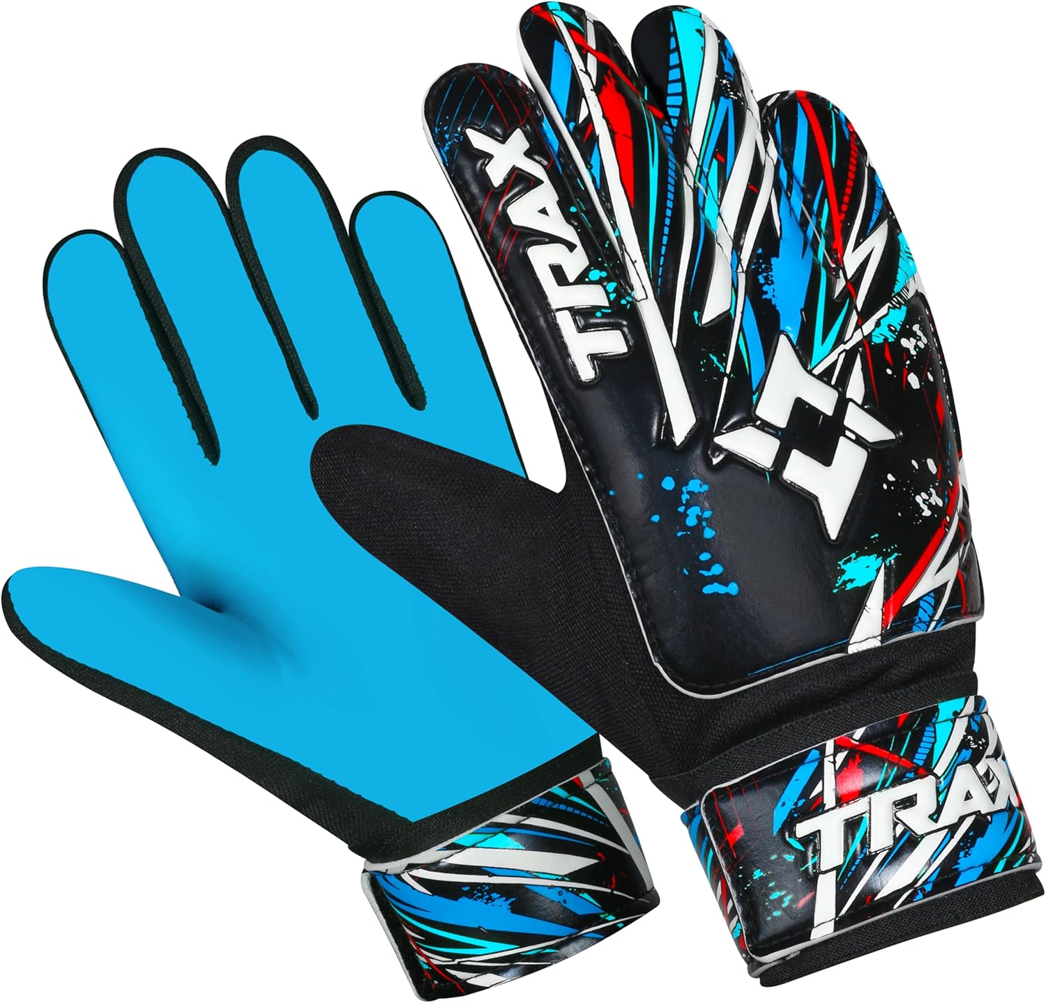 Soccer Goalie Gloves - Youth & Adult Football Goalkeeper Gloves with 4mm Latex Grip & Finger Protection