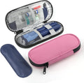 Skiennix Insulin Pen Cooler Case - Travel-Friendly Design with 2 Reusable Ice Packs | Pink Diabetic Medication Storage