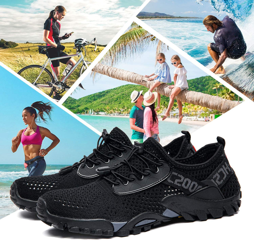 SOBASO Water Shoes - Quick Drying Aqua Shoes for Men & Women | Ideal for Beach, Diving & Hiking