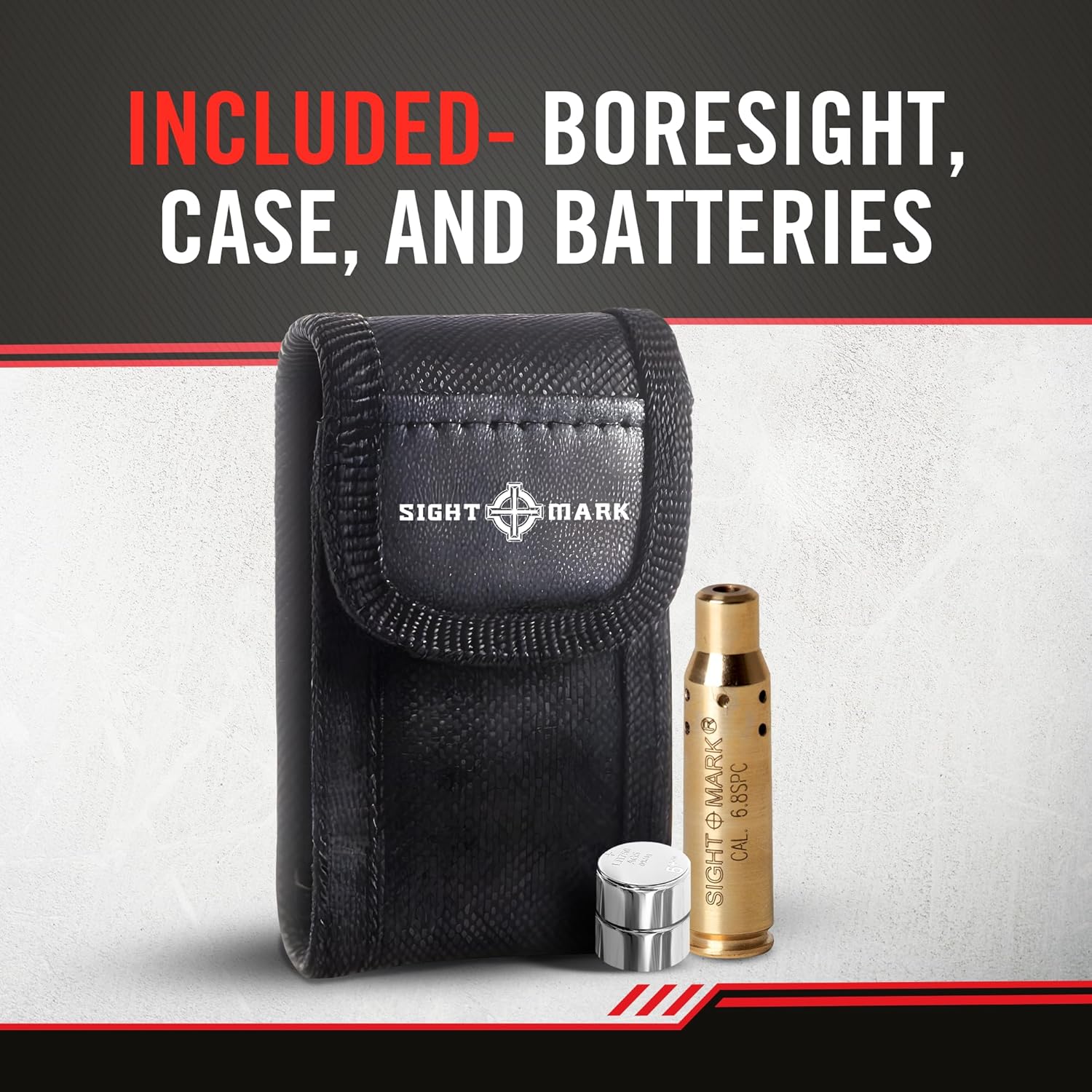 Sightmark Centerfire Boresight - Precision Red Laser for Accurate Shooting | Easy Setup