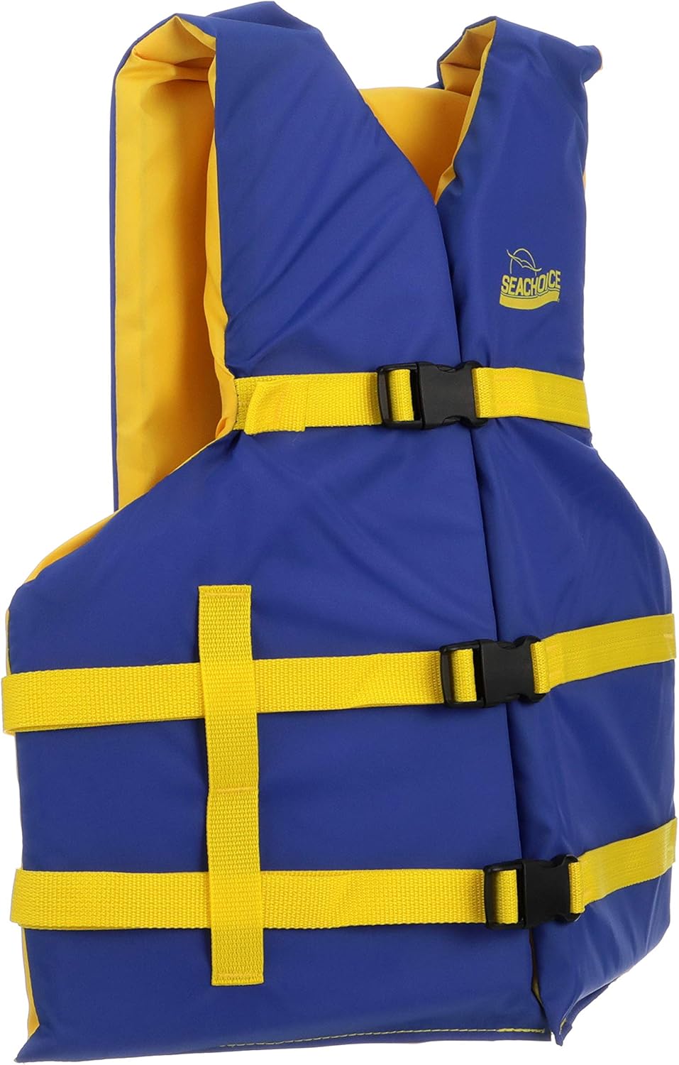 Seachoice Life Jacket - Adjustable Universal Adult Boat Vest for Safety & Comfort