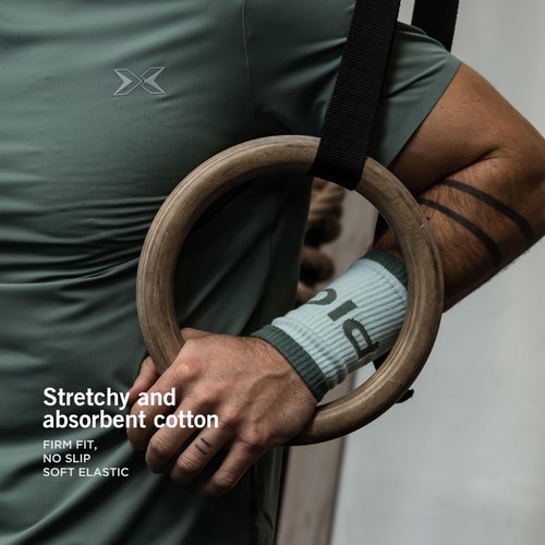 PICSIL - Cotton Sports Wristbands | Absorbent and Breathable | Ideal for Gym, Cross Training, Running and Tennis | Use with Grips | Unisex Design | Canyon