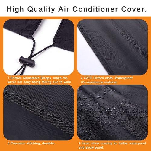 Black Treadmill Cover 46" L x 38" W x 66" H, Luxiv Dustproof Waterproof Cover for Treadmill Fold-able for Indoor Outdoor Sunscreen with Storage Bag