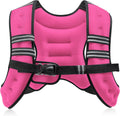 ZELUS Weighted Vest - Adjustable 6lb to 30lb | Reflective Stripe for Enhanced Workout Performance