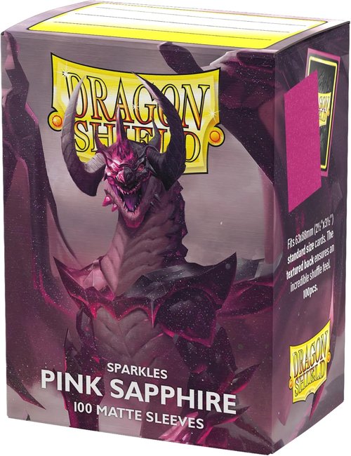 Dragon Shield | Matte Card Sleeves - 100 CT Smooth & Durable TCG Protection | Pink Sapphire