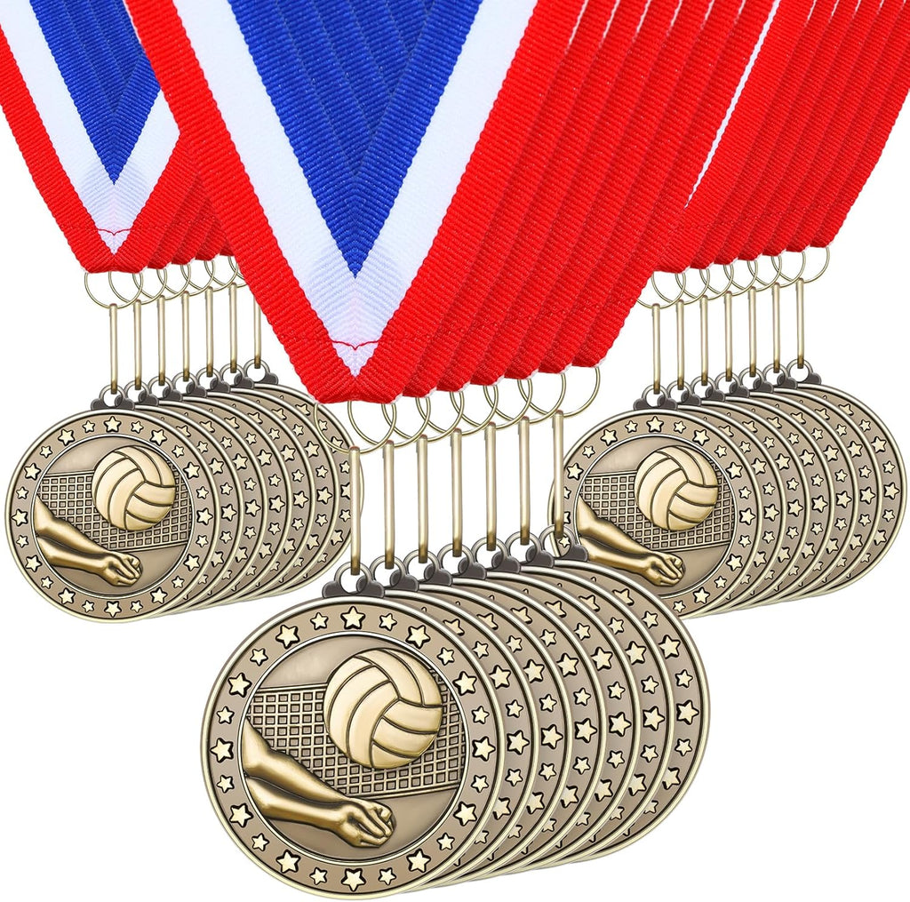 Remuuly Gold Medals - 30 Pcs Bulk Sports Awards for Basketball, Soccer, Baseball & More | 2'' Size