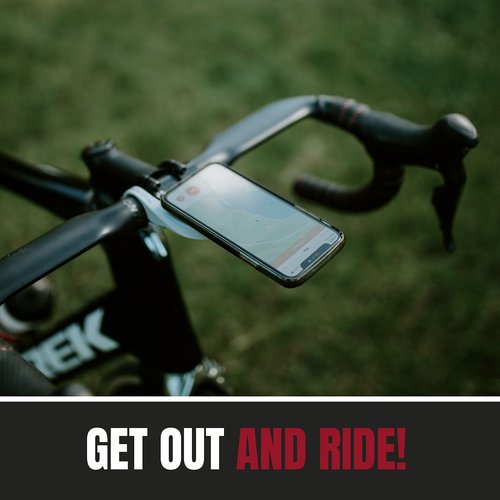 KOM Cycling Wahoo Male Adapter - Attach Your Smartphone to Any Wahoo Elemnt Bike Mount Wahoo iPhone Mount