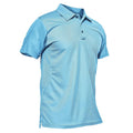 MAGCOMSEN Mens Polo Shirts Short Sleeve Golf Shirts Work Shirts Quick Dry Shirts Summer Tactical Shirts Sky Blue S