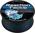 Reaction Tackle Braided Fishing Line - Pro Grade Performance for Freshwater & Saltwater - High Visibility Color
