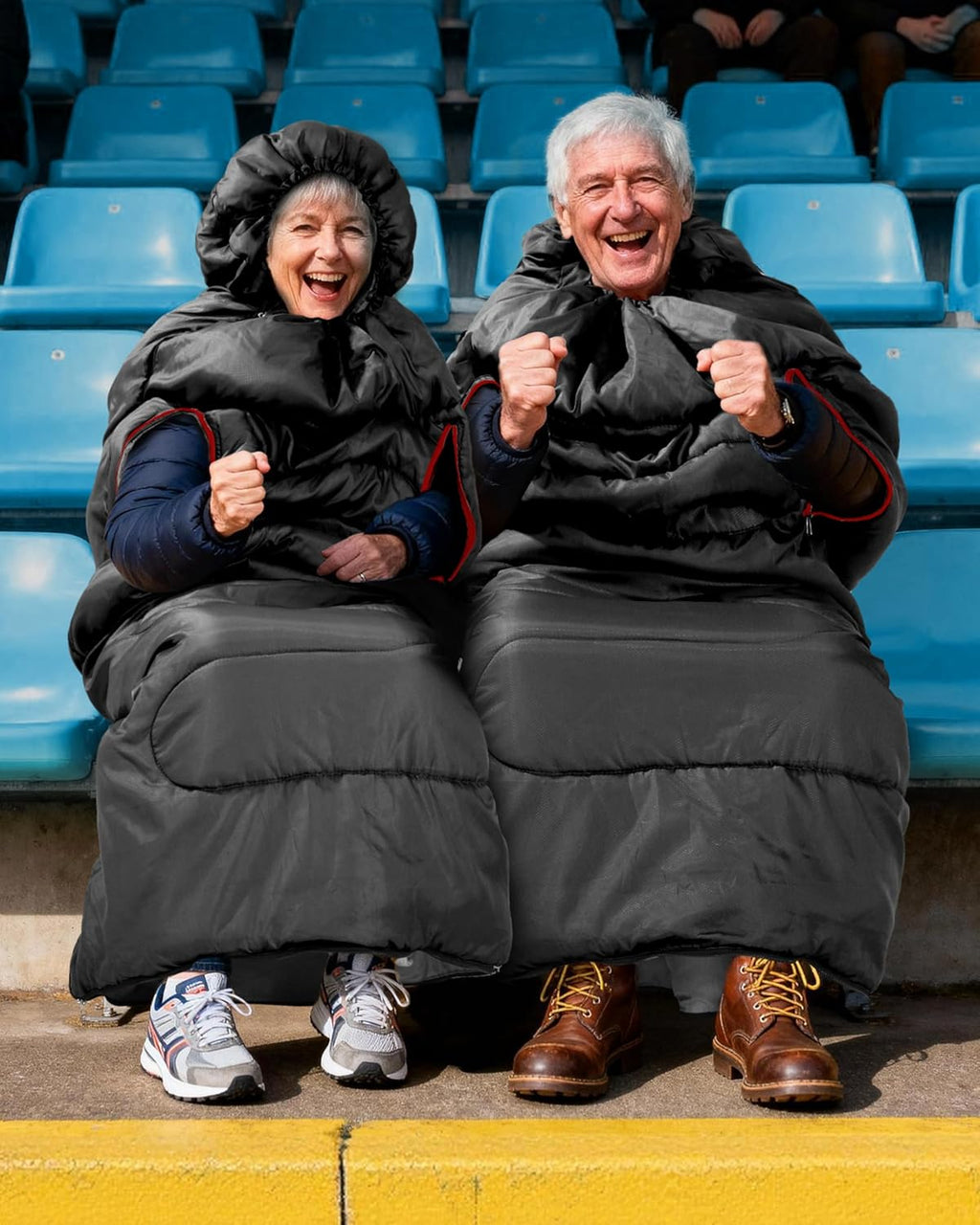 Sportneer Wearable Sleeping Bag - Walkable Design with Arm Zippers, Waterproof & Compact for Camping, Travel, and More