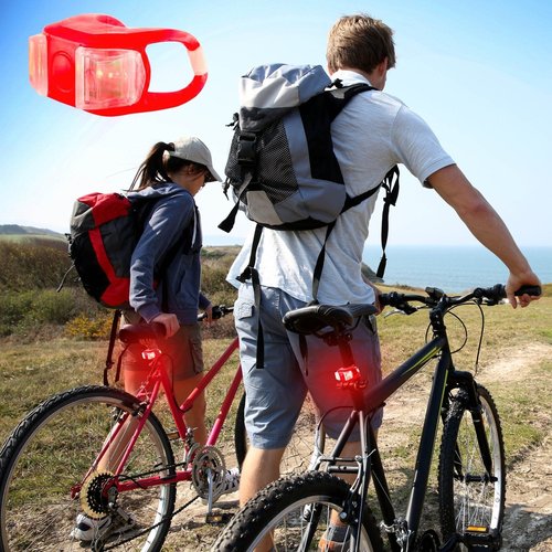 StellarLights - Solid Aircraft Aluminum Bike Light - Bright 240 Lumens LED Bicycle Headlight with Tail Light - Waterproof