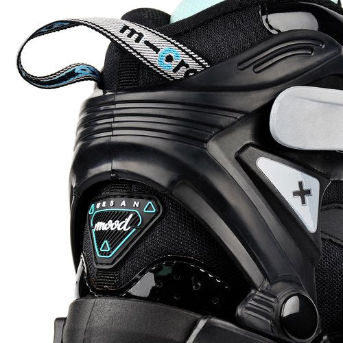 Men's Adult Inline Skate - Micro Delte High Performance Roller Skates Blades for Men, Indoor Outdoor and Fitness Black (7.5)