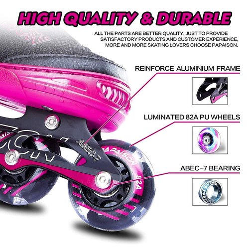 PAPAISON Inline Skates with Protective Gear Set