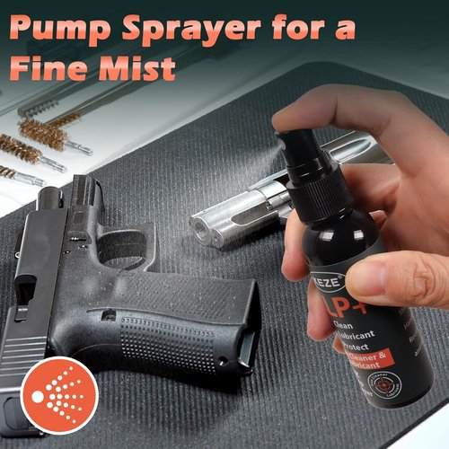 Keze Gun Oil CLP - Premium Gun Cleaner & Lubricant Kit with 2 oz. Fine Mist Sprayer & 1 oz. Needle Oiler