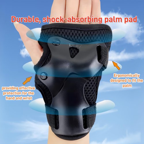 Kids Knee and Elbow Pads Set - Adjustable Protective Gear with Wrist Guard for Skating, Scooter, Bike, Skateboard – Toddler Youth Safety Pads