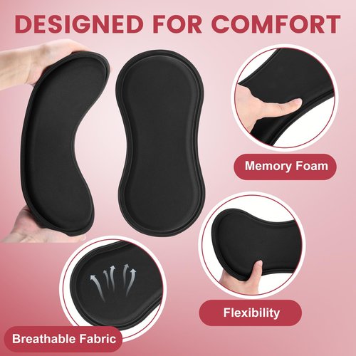Wehhbtye 2Pcs Post Surgery Lipo Foams, Abdominal Side Compression Board, 11.8'' x 5.5'' Black Lipo Foam Lateral Protector for Post Surgery Recovery Waist Filling Skin Anti-Sagging