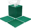 jxgzyy 24 PCS Basketball Court Tiles, 5/8 Inch Thick Interlocking Sport Outdoor Floor Tiles, Non Slip PP Drainage Mat for Tennis Court Drain Deck Pool Patio Shower Kitchen Garage Poach