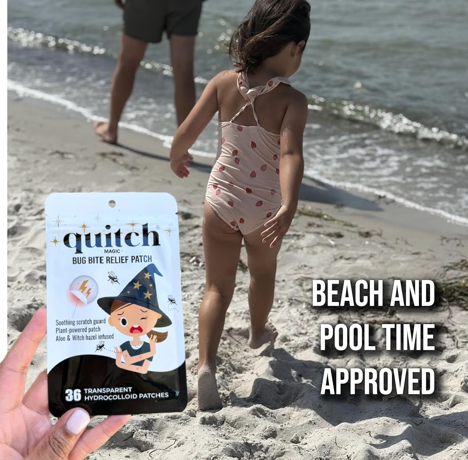 Quitch Mosquito Bite Relief Patches - Anti-Itch Solution for Kids & Babies | Travel Essential for Summer