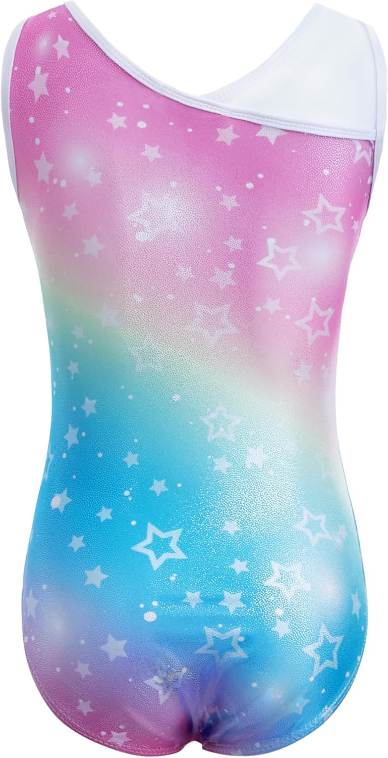 Regine Switzerland Gymnastics Leotards for Girls - 4-Piece Outfit with Storage Bag & Scrunchie | Ages 3-12
