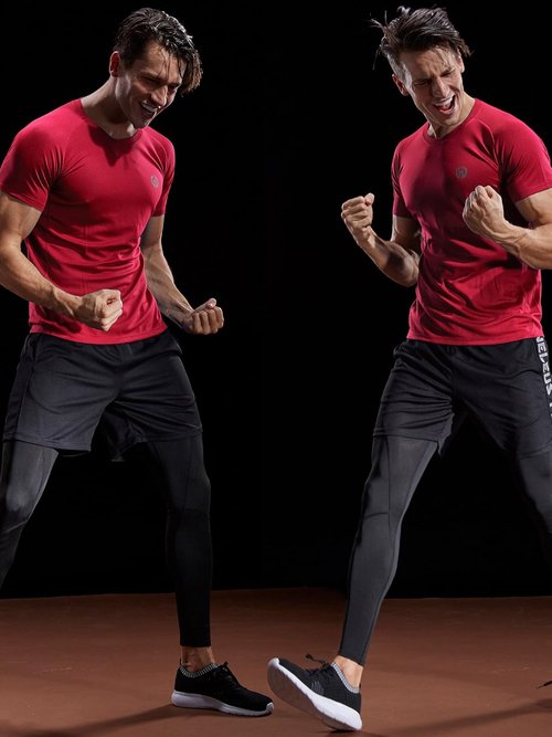 NELEUS Men's Dry Fit Athletic Shirts - Breathable Mesh for Ultimate Comfort | Various Sizes Available