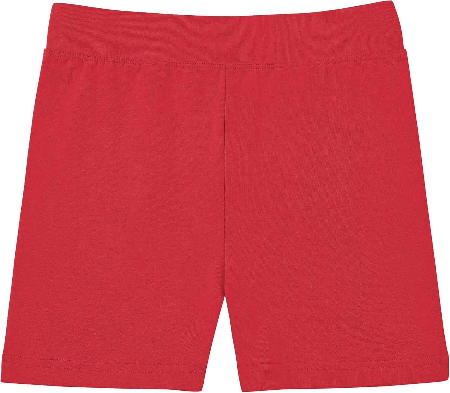 QBK Girls' Solid Dance Shorts - Soft Cotton Gymnastics Under Skirts for 2T-13 Years
