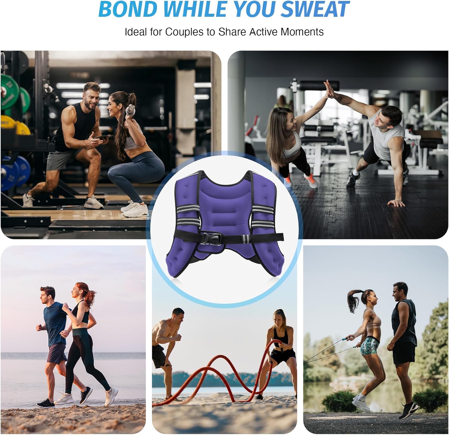 ZELUS Weighted Vest - Adjustable 6lb to 30lb for Enhanced Workout, Strength Training & Weight Loss