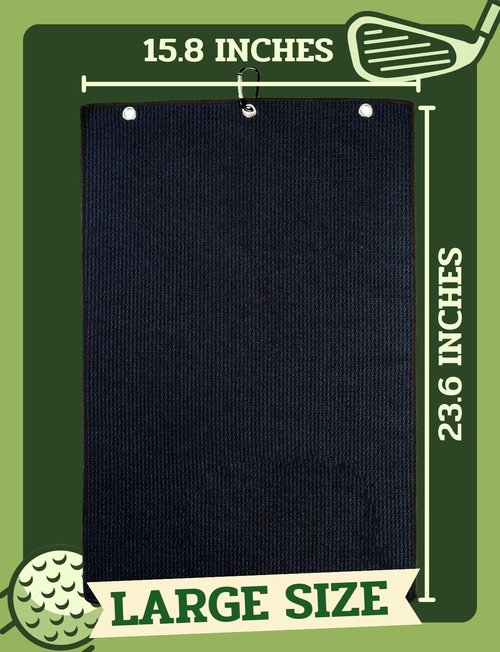 CybGene 40th Birthday Gifts Golf for Men Golfer, Funny Golf Towels for Golf Lovers, Husband, Perfect for Dad, Boss, Grandpa for Birthday