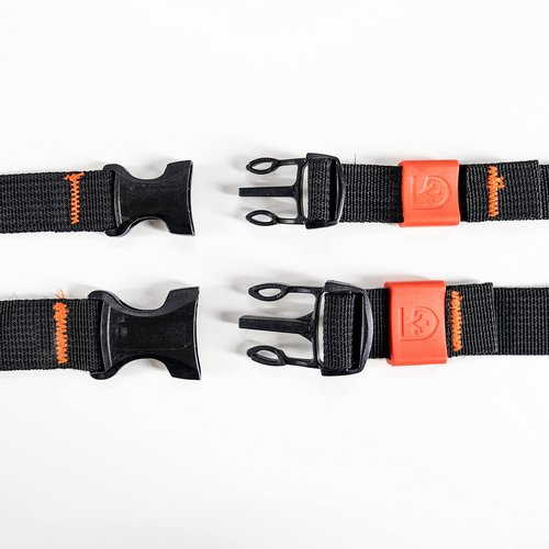 GEAR AID Utility Straps with Side-Release Buckle, Secure and Compress Camping, Biking, Hunting, Boating Gear, 1" Width, 24" Length