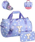 Skiennix Personalized Gym Bag - Cheerleader Duffle with Shoe Compartment & Toiletry Bag | Custom Gift for Girls