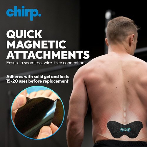 Chirp Halo Pads - Deep Tissue Support for Targeted Pain Relief & Muscle Recovery | Back, Shoulders, Hips