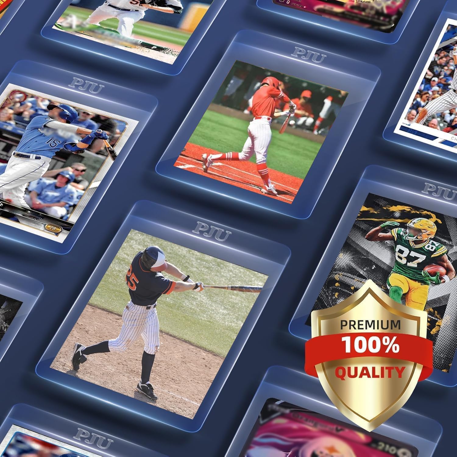 Skiennix Semi Rigid Card Holders & Sleeves - 200ct Protectors for PSA, SGC, BGS, CSG Graded Cards