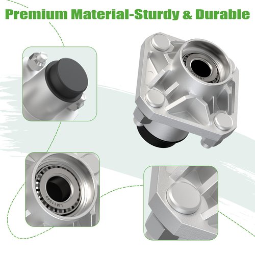 10L0L 2 Pack Front Wheel Hub Assembly for Club Car DS Golf Cart 1974-2003, Replace OEM 1011892, 11011102, 1011153, 1011889, 1011894