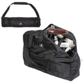 lamaki Bike Travel Bag, Folding Bike Bag 14-20 inch - Universal Fit Folding Bicycle Cover- Heavy Duty 1680D Nylon, Premium Metal Zippers, Roll up for Storage - Bike Travel Case