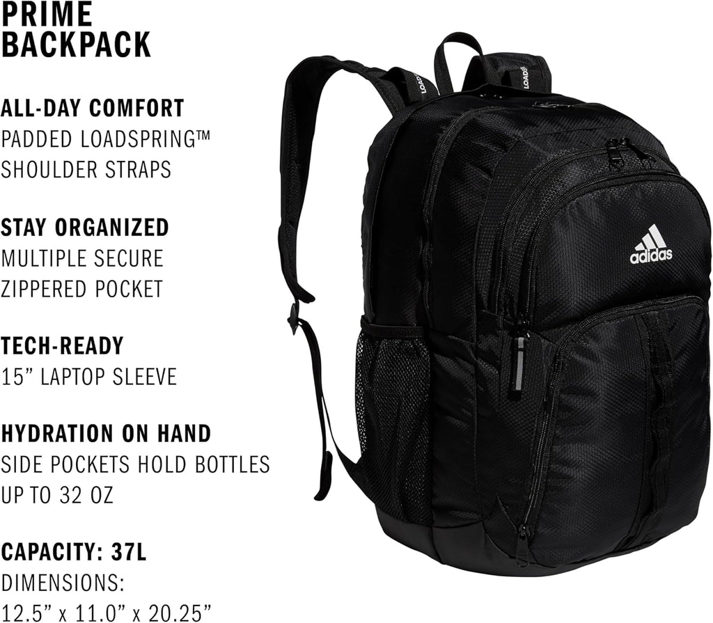 Prime 6 Backpack - Durable Travel Companion with Multiple Compartments | Stylish Design