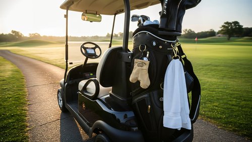 Senior Ol Nut Caddy Golf Pouch Men - Funny Gag Gift Premium PU Leather Up to 5 Balls and Tees Bag Dad Husband Glove Polo Fun Sack (1Pk Ol Nut Caddy Pouch)