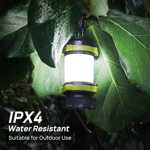 Consciot LED Camping Lantern Flashlight - Rechargeable 3600mAh Power Bank | 6 Light Modes, IPX4 Waterproof