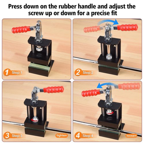 ARGCONNER Golf Club Regripping Kit, Heavy Duty Golf Shaft Clamp, Golf Club Grip Vise Clamp