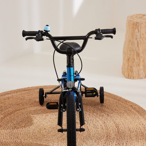 N+1 Macaron Brass Bike Bell - Classic Bicycle Bell with Double Sound Ringer for Kid Bikes, Road Bikes, Mountain Bikes, Fits 19.2-31.8mm Handlebars (Sky Blue)