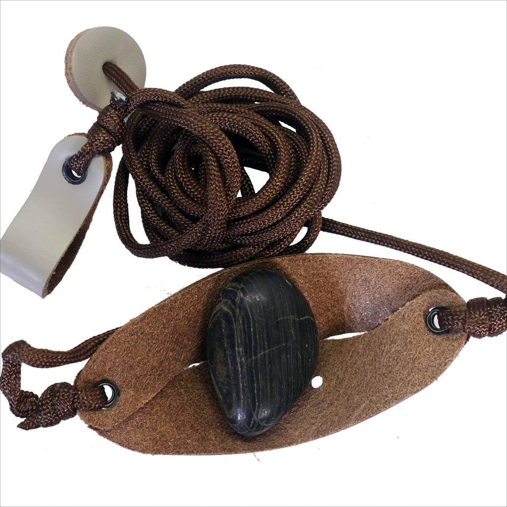 Old-Fashioned Slingshot Rock Sling Tennis Ball Thrower Shepherds Sling (3packs)