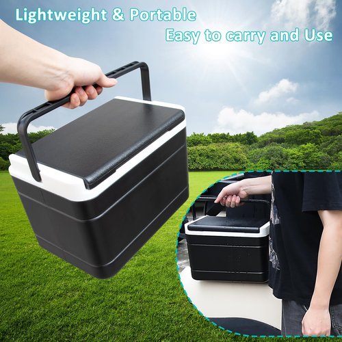Orle Oko Golf Cart Cooler, Insulated Golf Cart Cooler with Mounting Bracket for Club Car Precedent Tempo and Onward OEM 102588101 103886801, Lightweight & Portable, Easy Installation
