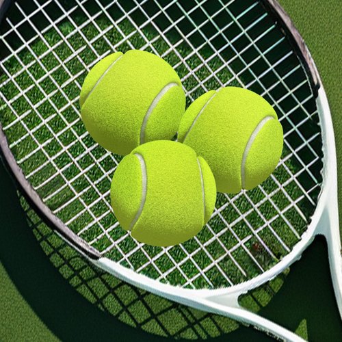 MRYCZ FYRHD Training Tennis Balls – 60 Pack Practice Balls with Mesh Bag, Great for Beginners & Dogs, Bulk Tennis Balls for Training & Play