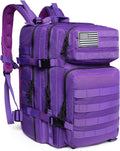 QT&QY Military Tactical Backpack - 45L Molle Army Assault Pack for Hiking & Trekking Adventures