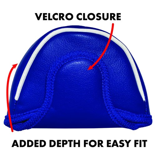 Team Golf Military US Air Force Putter Cover - Mallet, Blue, Fits Most Mallet Putters, Velcro Closure
