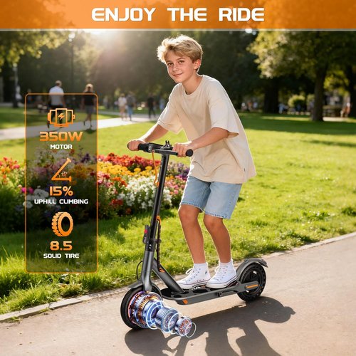 Maxshot Electric Scooter - High-Speed Folding Escooter for Adults & Kids | 8.5"/10"/14" Tires, Up to 50 Miles Range