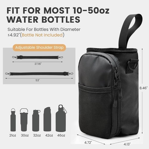 Balency Magnetic Gym Bag - Versatile Water Bottle Holder with Phone Pockets | Ideal for Men & Women